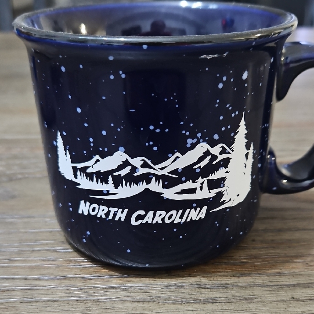 North Carolina Blue Speckled Mug